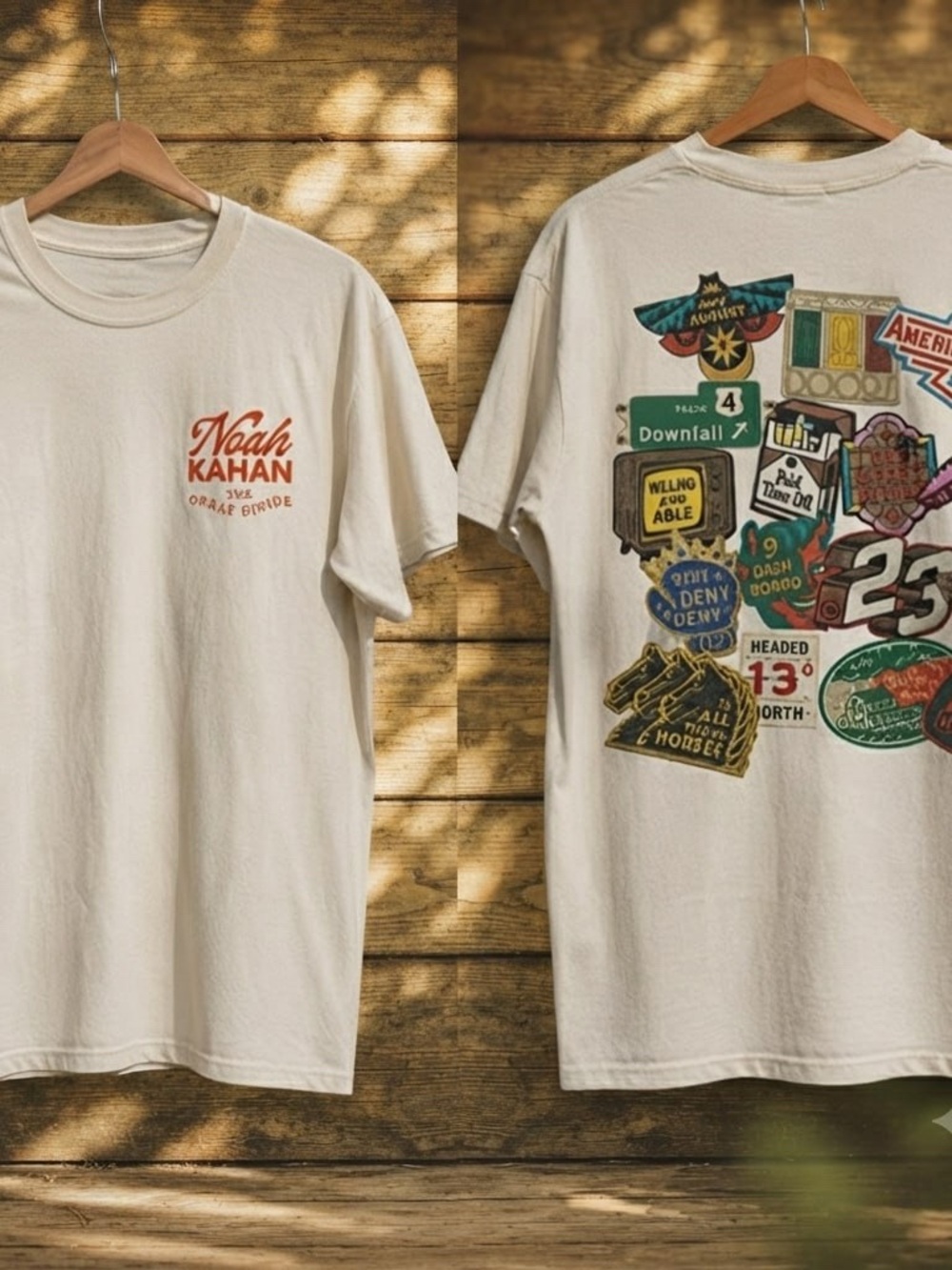 Noah Kahan Off-White Short Sleeve Graphic Tee